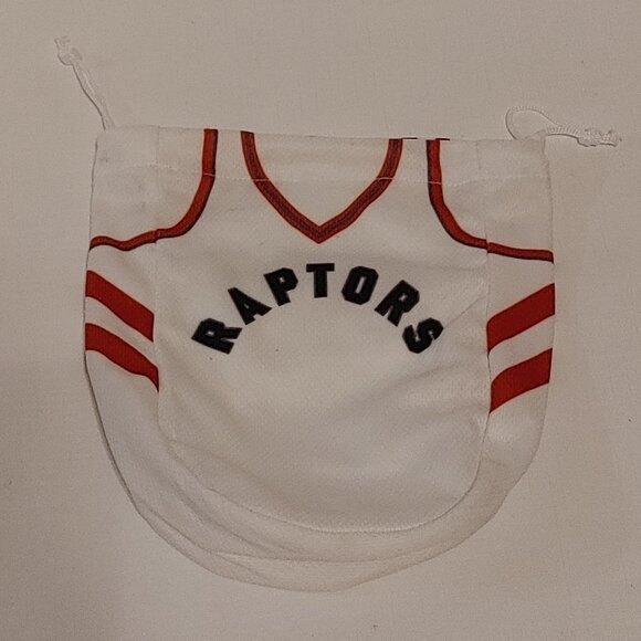 RARE Crown Royal Bag NBA Toronto Raptors Limited Edition Jersey WHITE - Picture 1 of 3